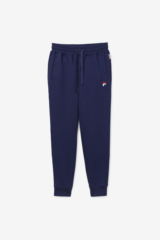 Fila Chardon Jogger Navy Pants Mens - NZ 68975-KFAH